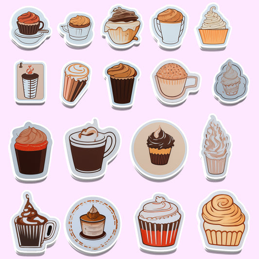 Cute Coffee Stickers 